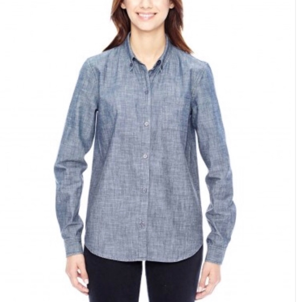 Alternative Apparel Womens Button Down Dress Shirt
